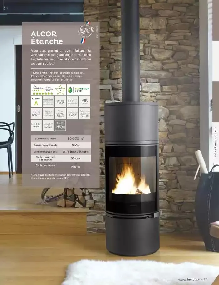 Le chauffage du futur a déjà 100 ans du 15 janvier au 31 mai 2025 - Catalogue page 47