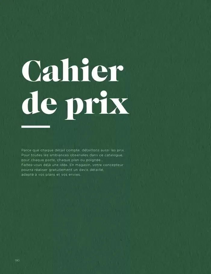 Cuisines & aménagements sur-mesure du 6 mars au 31 décembre 2025 - Catalogue page 192