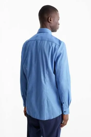 Business shirt - slim fit - kent collar - easy-iron - patterned