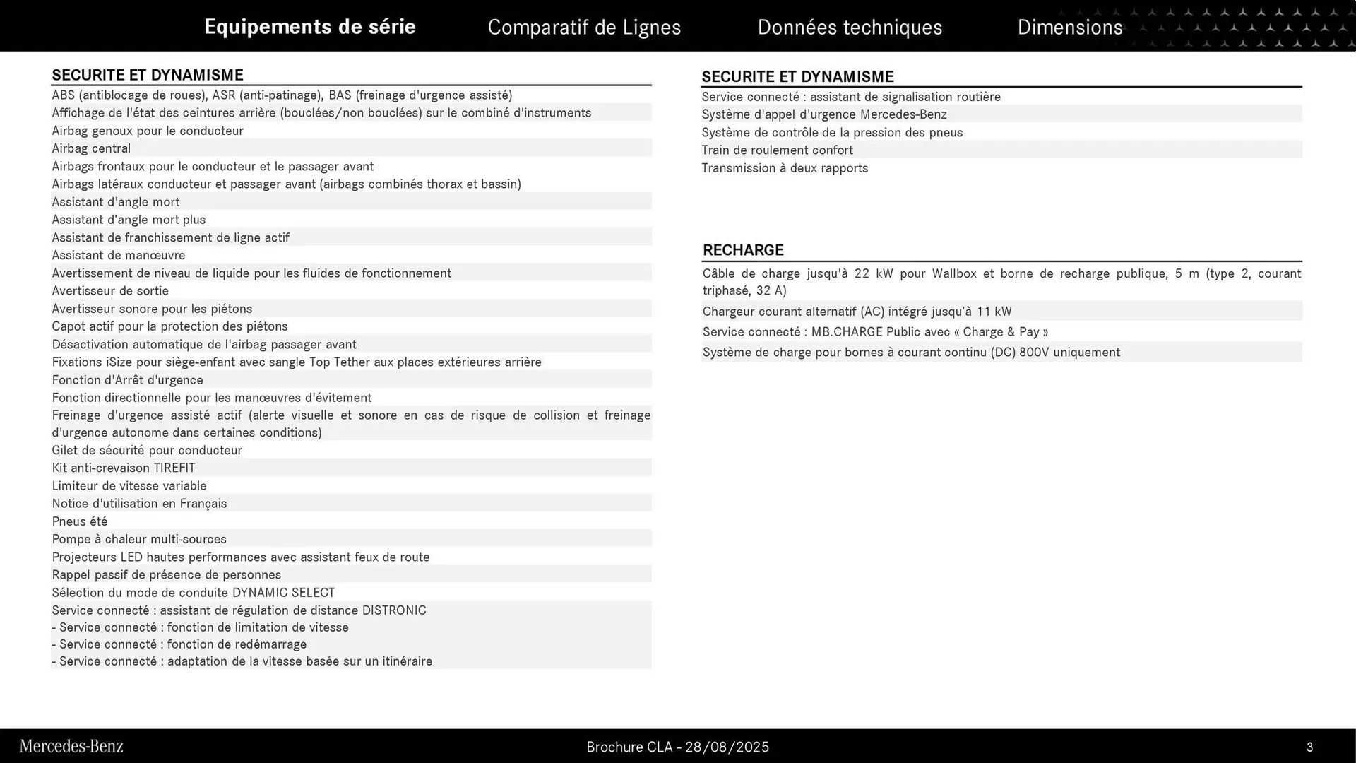 Catalogue Mercedes-Benz du 3 septembre au 3 septembre 2026 - Catalogue page 3