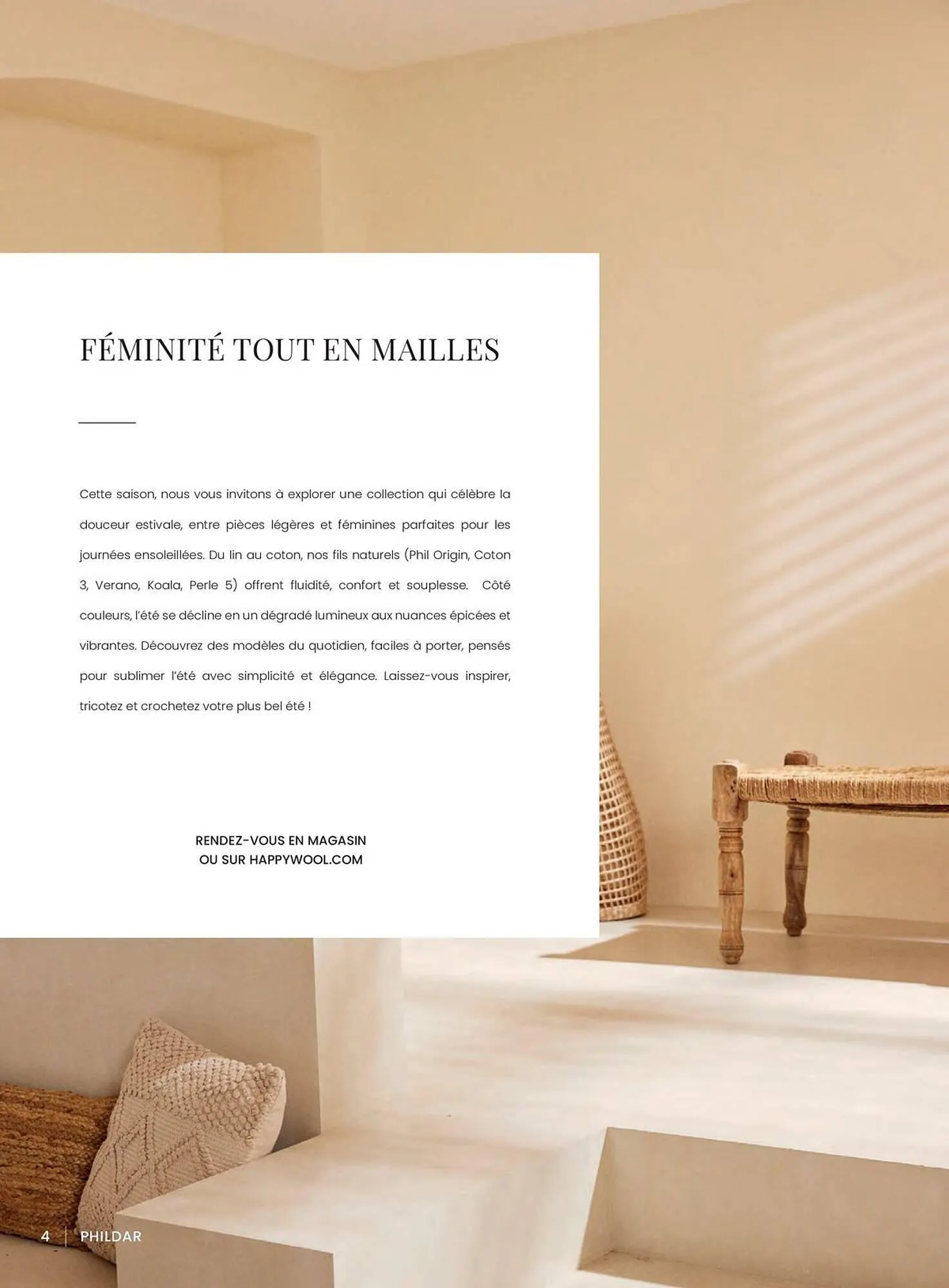 Catalogue Phildar du 30 avril au 1 octobre 2025 - Catalogue page 4