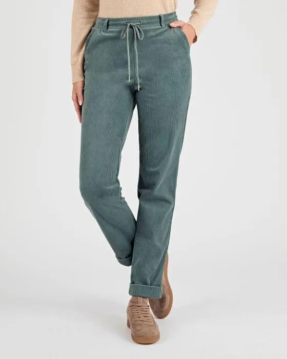 Pantalon velours milleraies enfilable