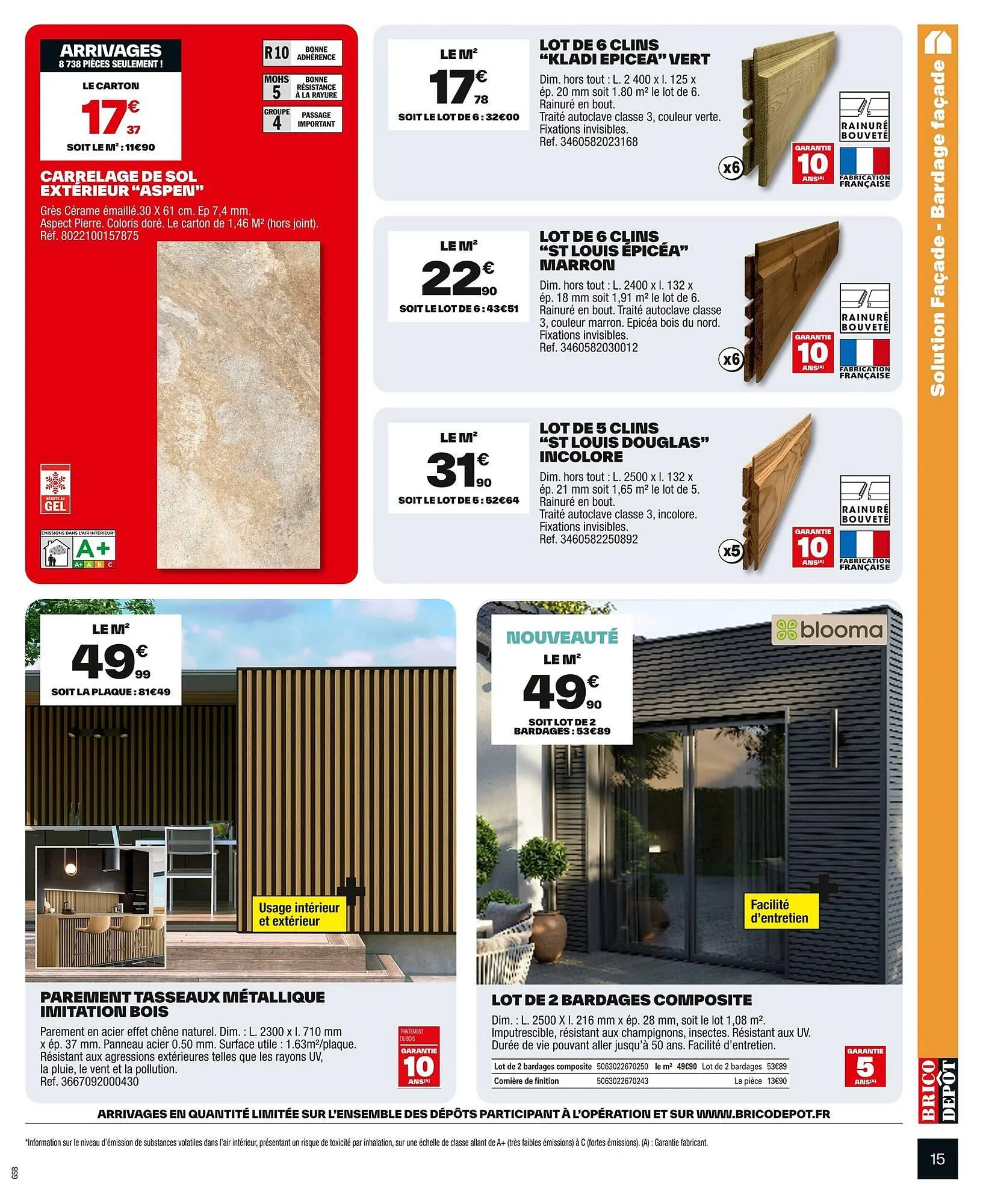 Catalogue Brico Dépôt du 20 juin au 3 juillet 2025 - Catalogue page 15