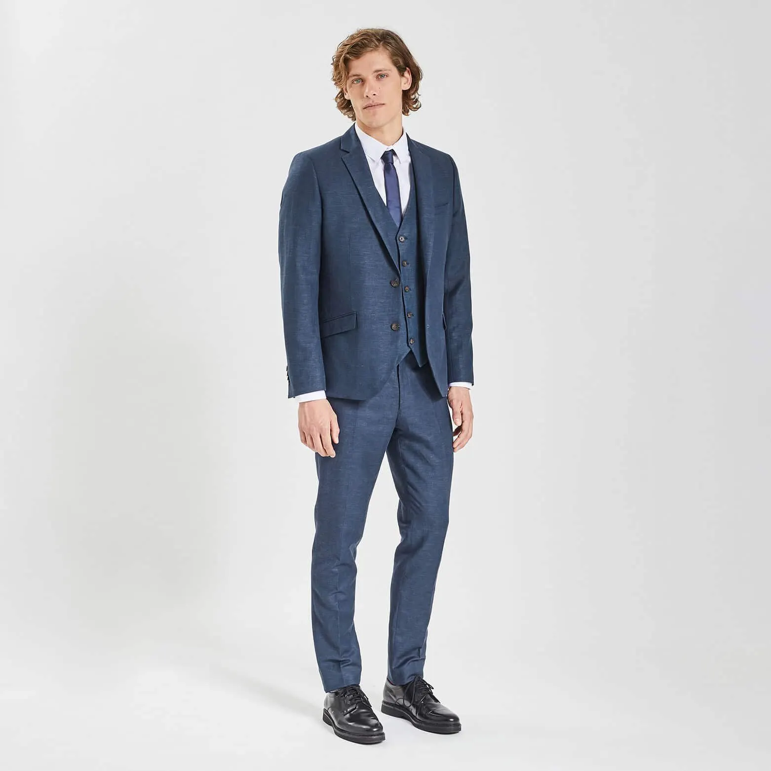 Costume 2 pièces slim - Bleu