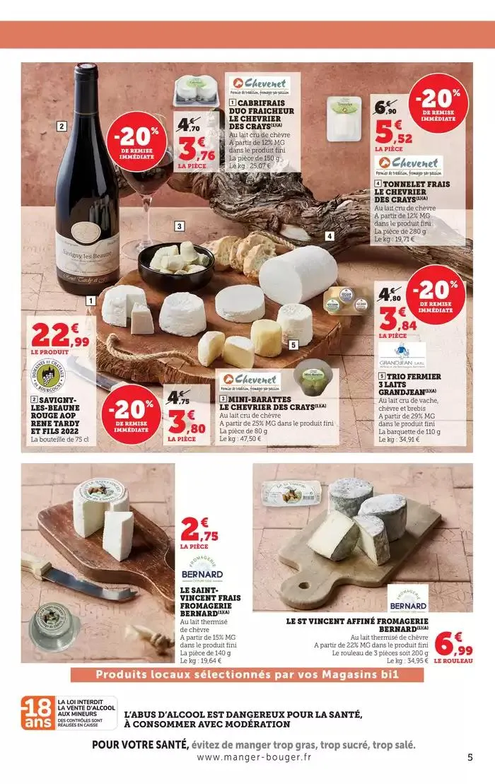 Engagés pour soutenir NOS PARTENAIRES LOCAUX. du 31 mars au 6 avril 2025 - Catalogue page 5