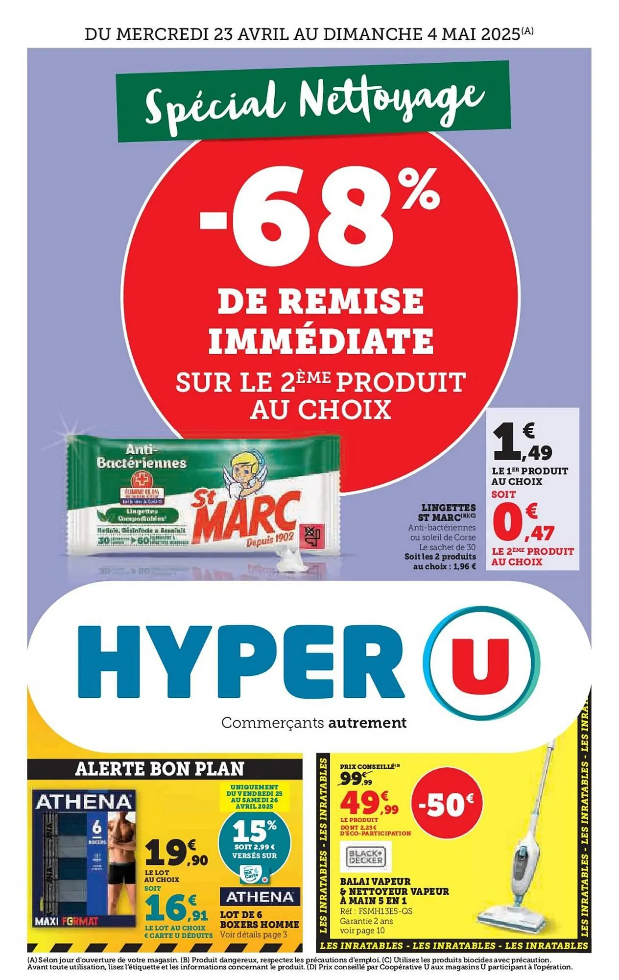 Catalogue Hyper U du 23 avril au 4 mai 2025 - Catalogue page 1