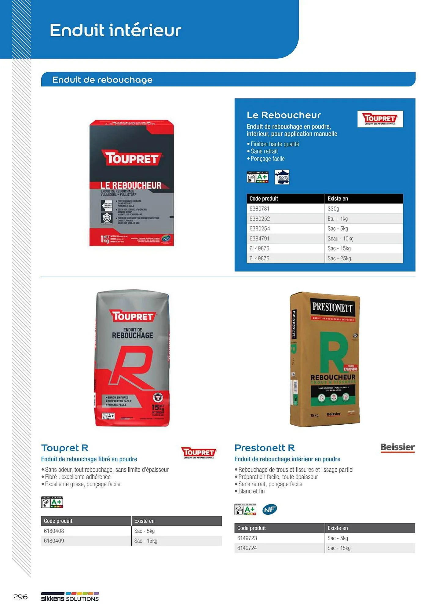 Catalogue Sikkens Solution du 8 janvier au 28 décembre 2025 - Catalogue page 296