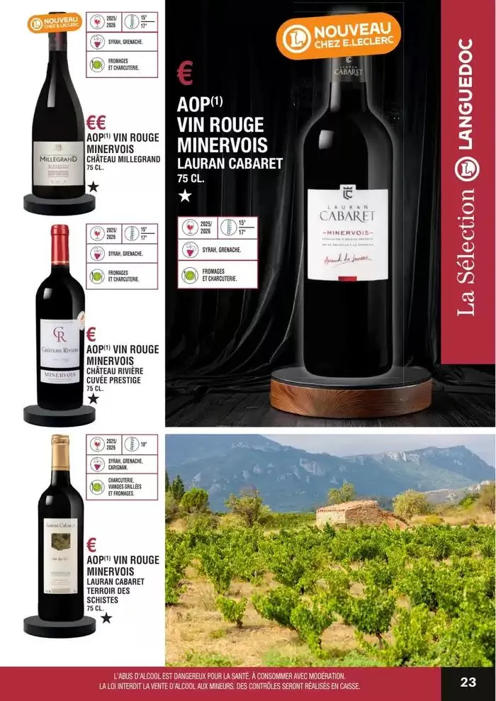 GUIDE DES VINS 2025 2026 du 27 février au 31 janvier 2027 - Catalogue page 23