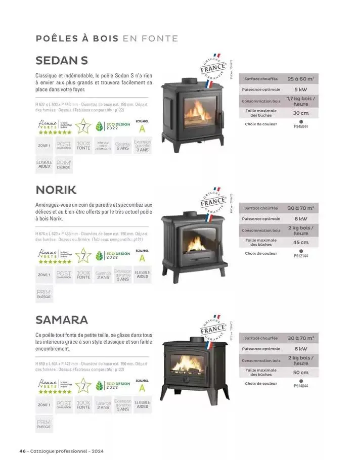 Le chauffage du futur a déjà 100 ans du 15 janvier au 31 mai 2025 - Catalogue page 46