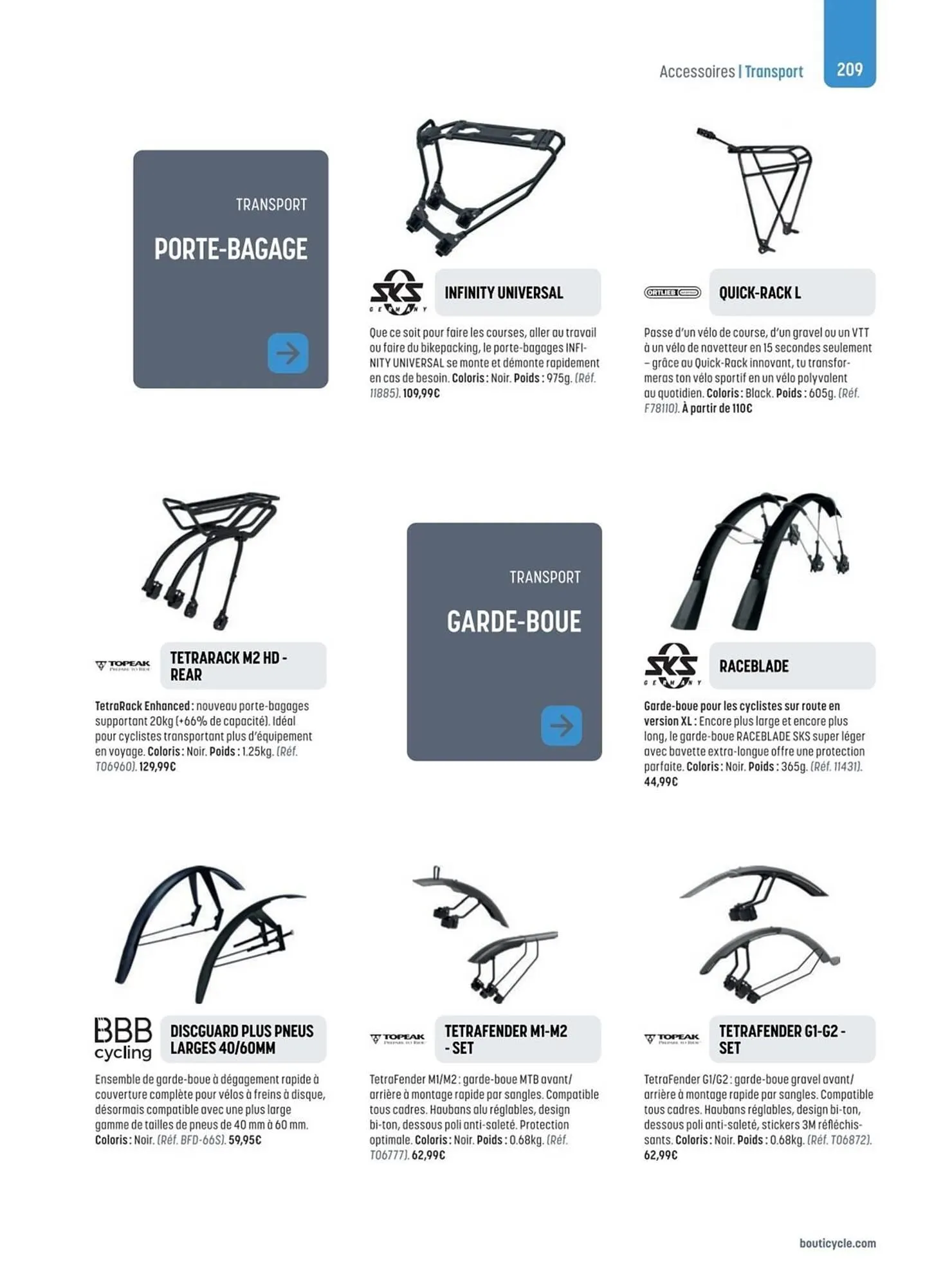 Catalogue Bouticycle du 27 janvier au 31 décembre 2026 - Catalogue page 209