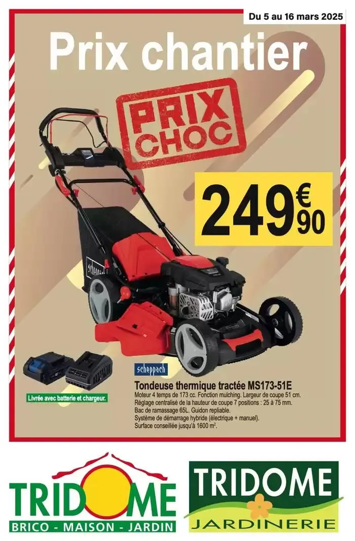 Prix Chantier du 5 mars au 16 mars 2025 - Catalogue page 1
