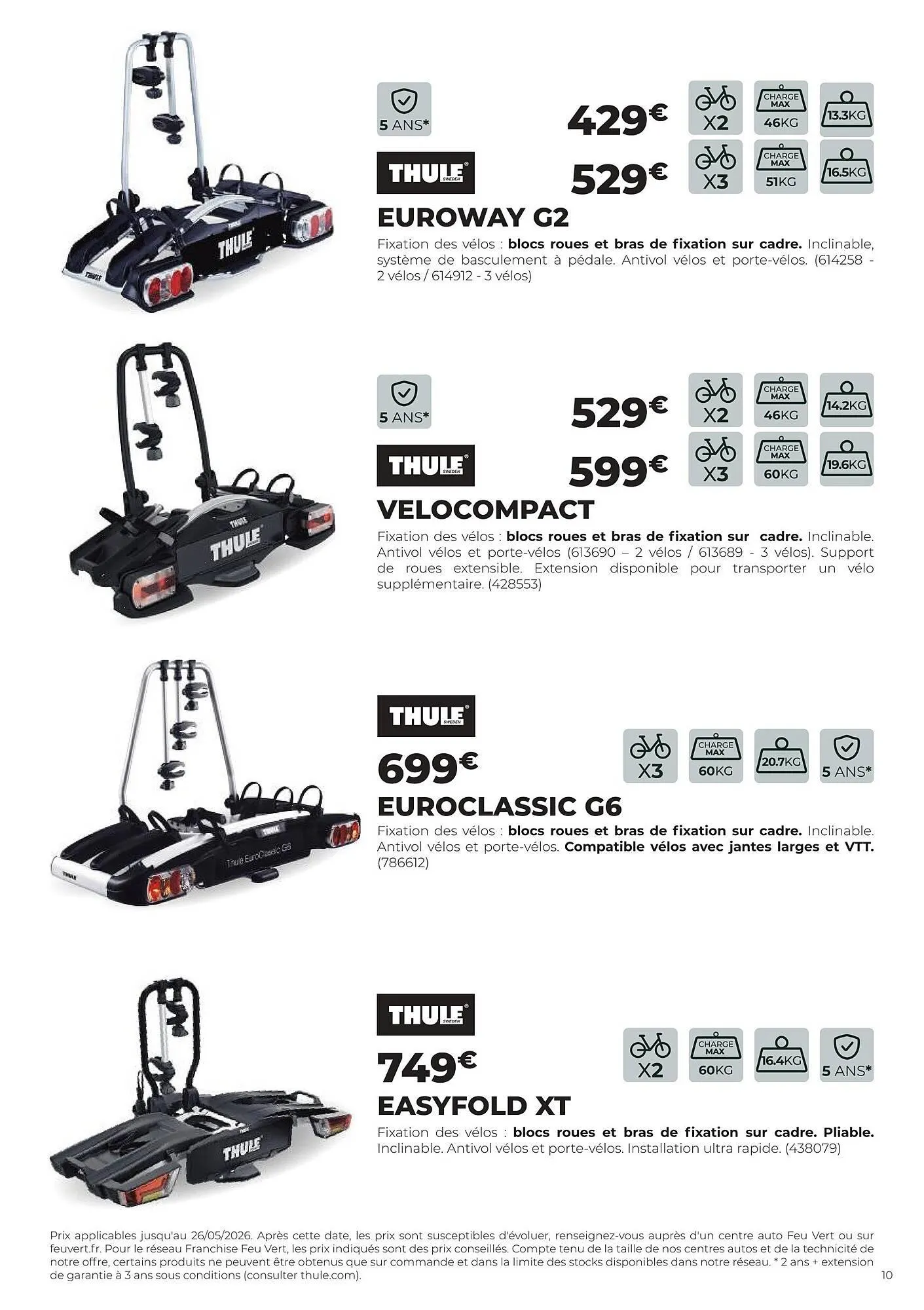 Catalogue Feu Vert du 13 avril au 31 décembre 2026 - Catalogue page 10