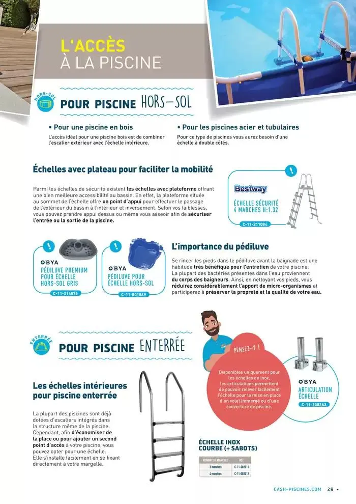 LE GUIDE ÉQUIPER SA PISCINE du 22 avril au 31 août 2025 - Catalogue page 29