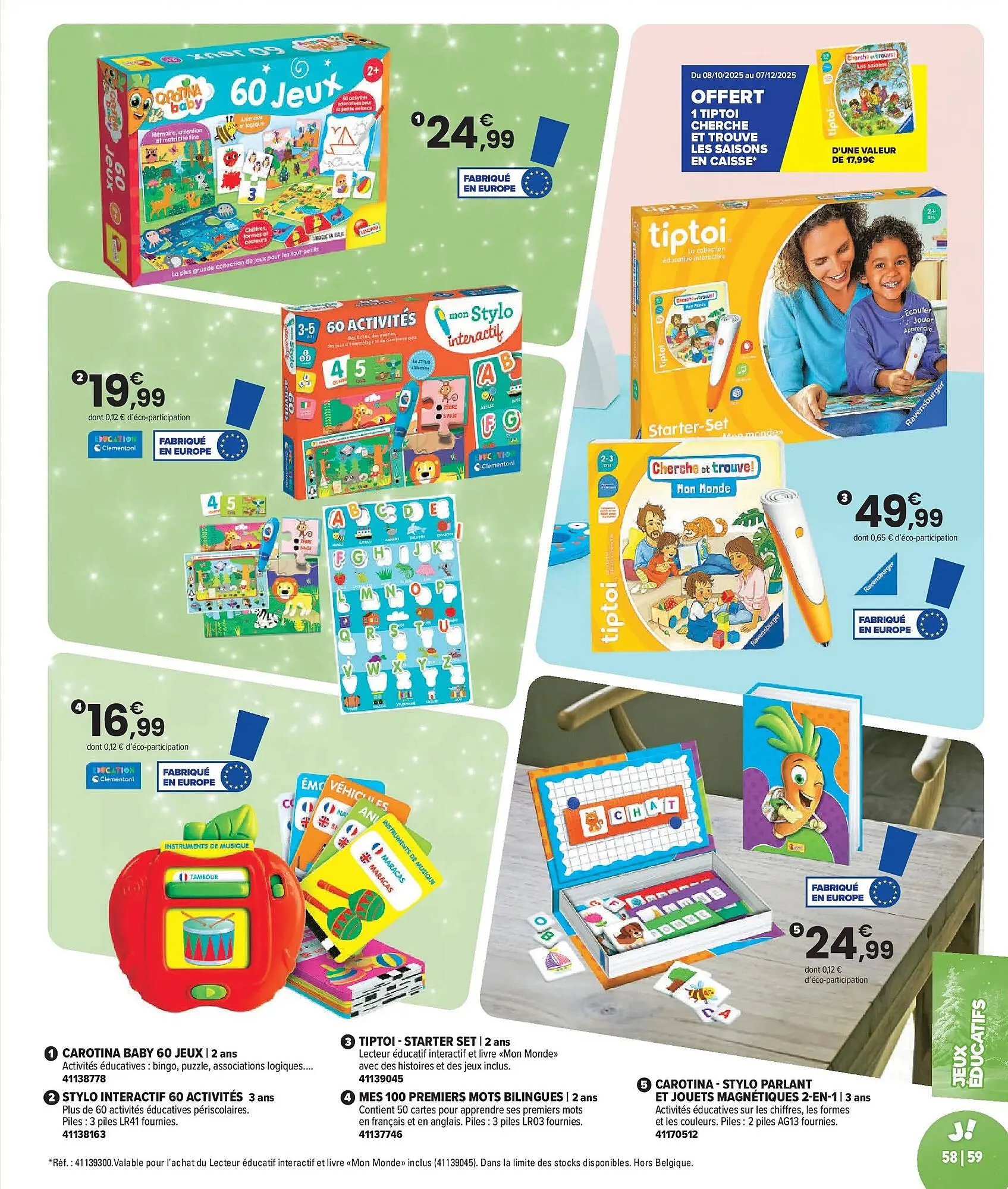 Catalogue JouéClub du 7 octobre au 7 décembre 2025 - Catalogue page 59