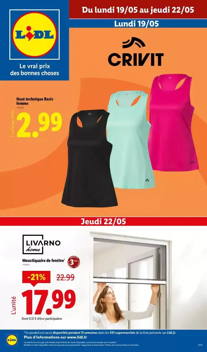 Equipez-vous pour faire du sport chez Lidl : qualité, confort et style à petits prix - 1