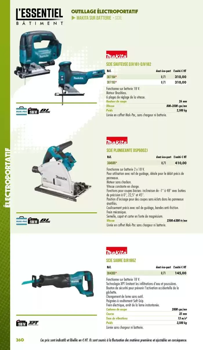 Essentiel Batiment 2025 du 3 janvier au 31 décembre 2025 - Catalogue page 362