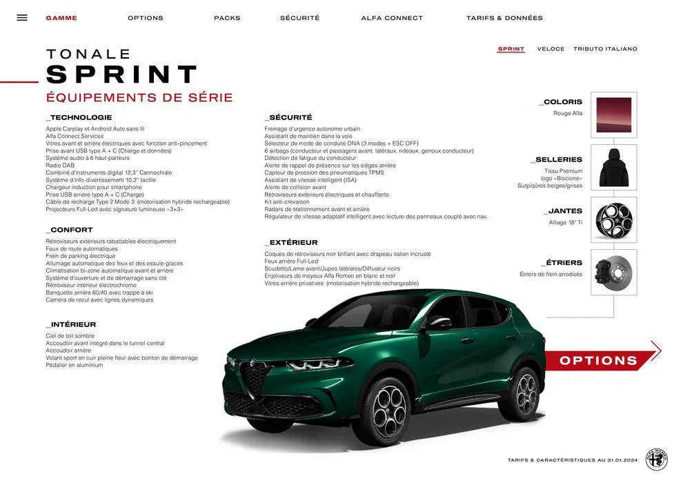 Alfa Romeo TONALE du 25 avril au 25 avril 2025 - Catalogue page 6