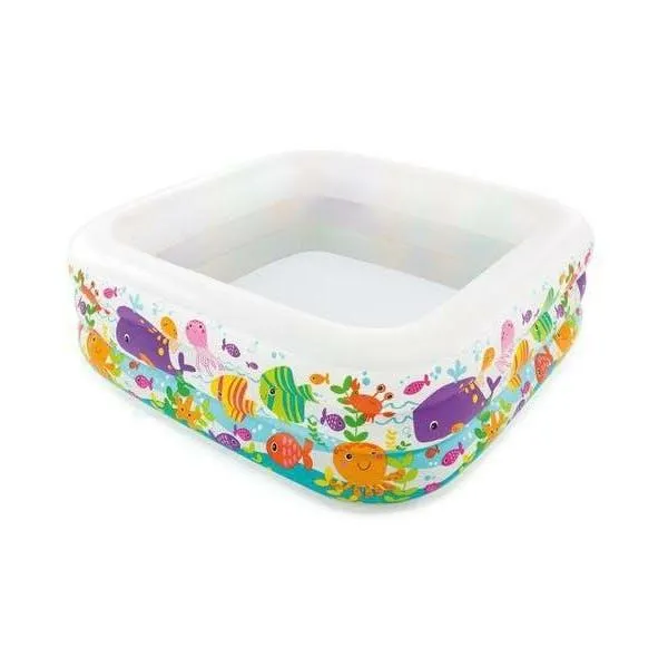 Intex Petite Piscine Océan Carrée