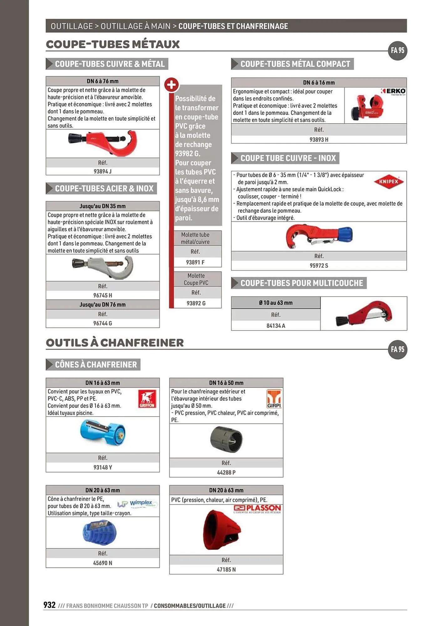 Catalogue Chausson Matériaux du 24 septembre au 31 décembre 2025 - Catalogue page 932