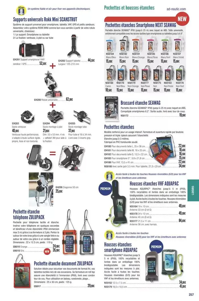Catalogue Accastillage Diffusion 2025 du 1 janvier au 31 décembre 2025 - Catalogue page 259