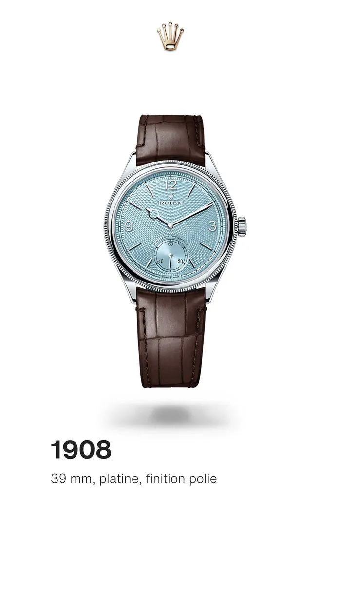 Rolex 1908 du 24 septembre au 23 septembre 2025 - Catalogue page 1