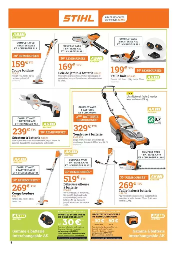 Spécial motoculture du 10 mars au 26 avril 2025 - Catalogue page 8