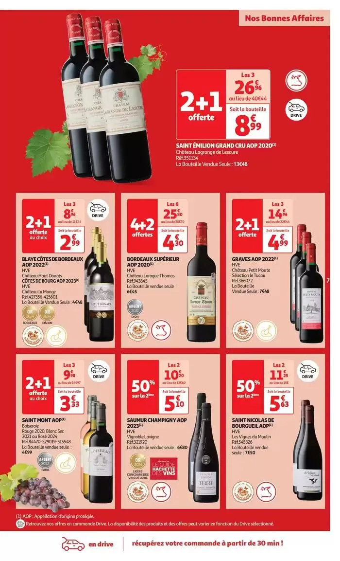 Foire aux vins : une sélection à prix modérés du 1 avril au 13 avril 2025 - Catalogue page 7