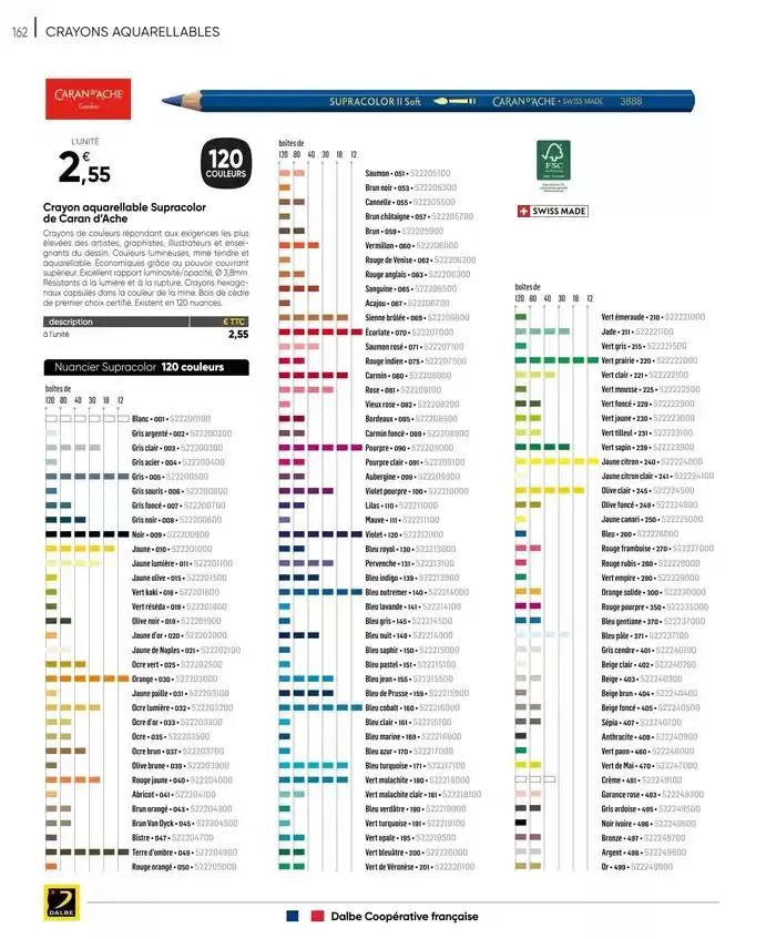 CATALOGUE DALBE 2025 du 27 janvier au 31 décembre 2025 - Catalogue page 164