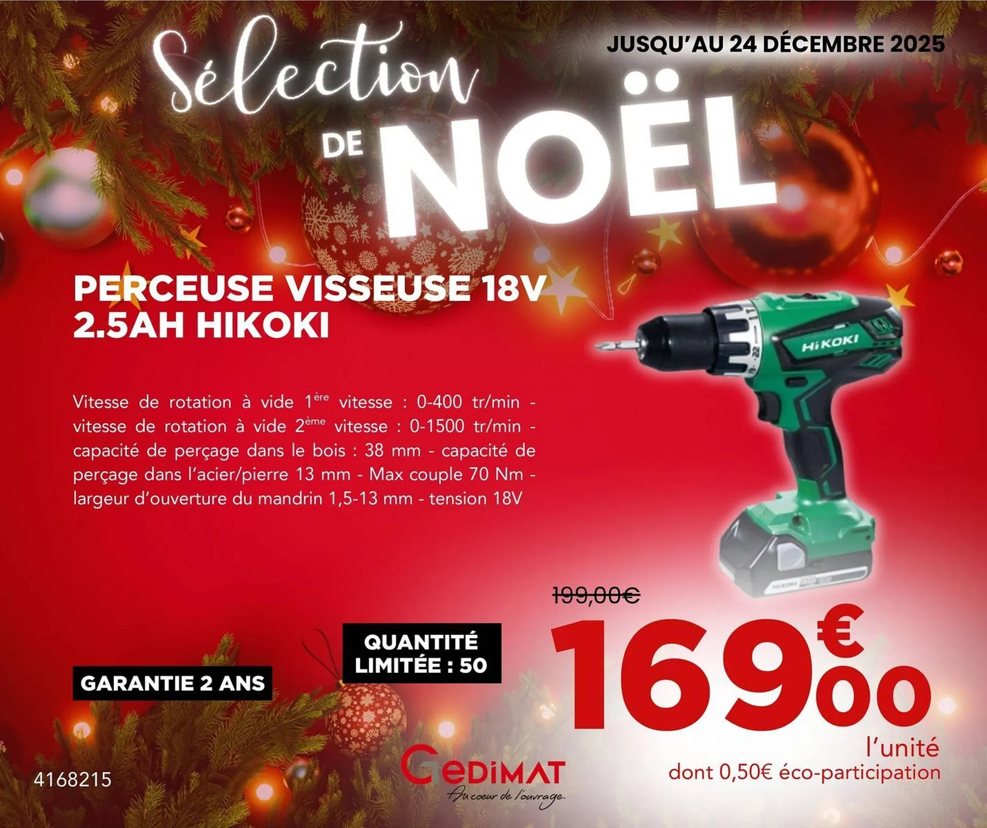 Catalogue Gedimat du 3 décembre au 24 décembre 2025 - Catalogue page 6