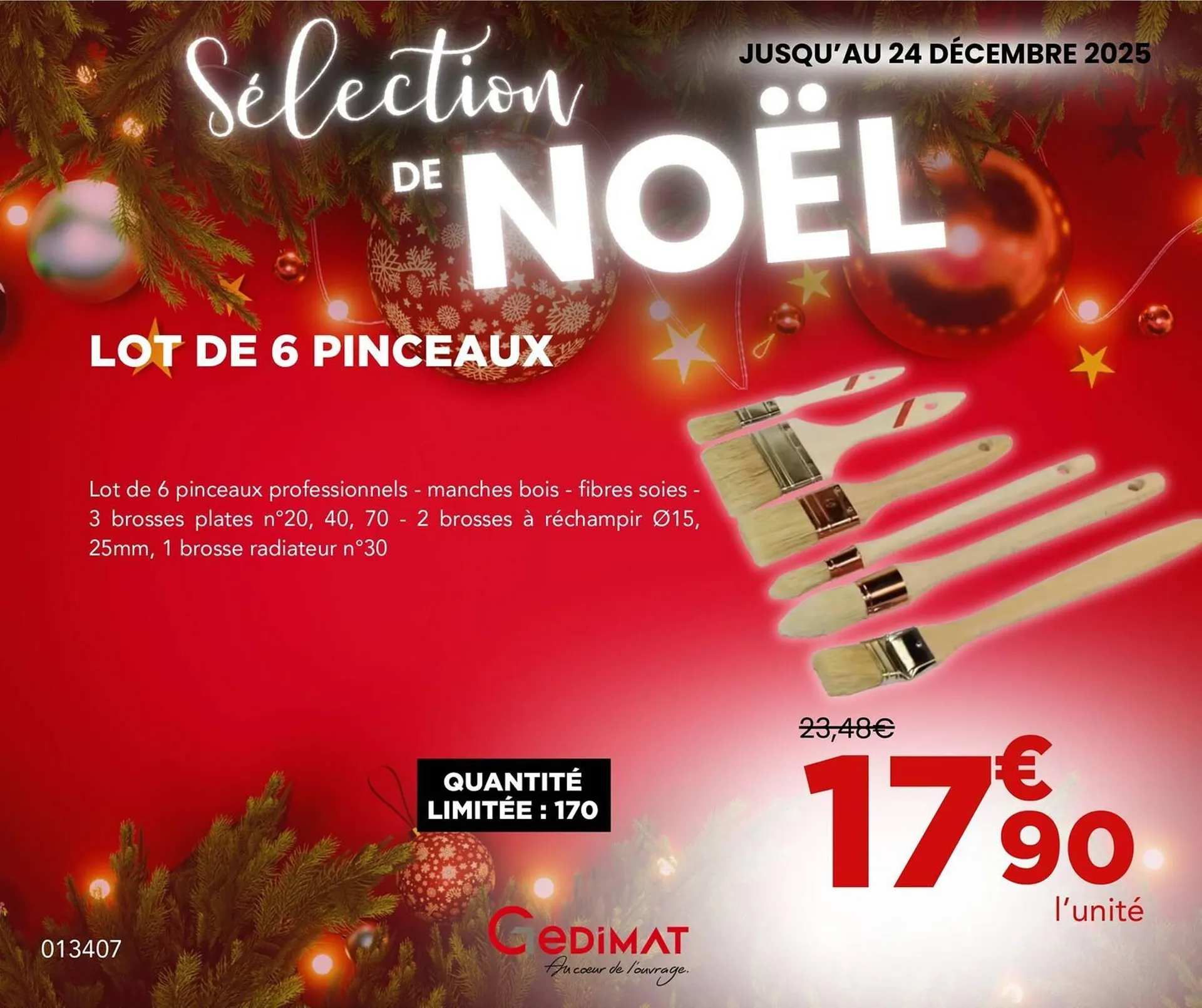 Catalogue Gedimat du 3 décembre au 24 décembre 2025 - Catalogue page 33