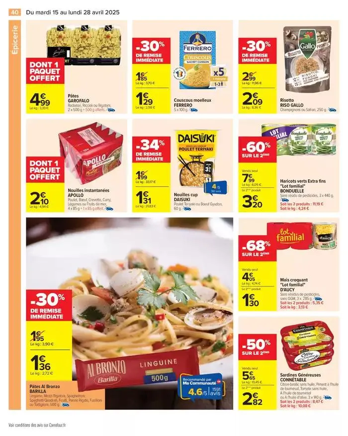 CRÊPES PARTY du 15 avril au 28 avril 2025 - Catalogue page 42