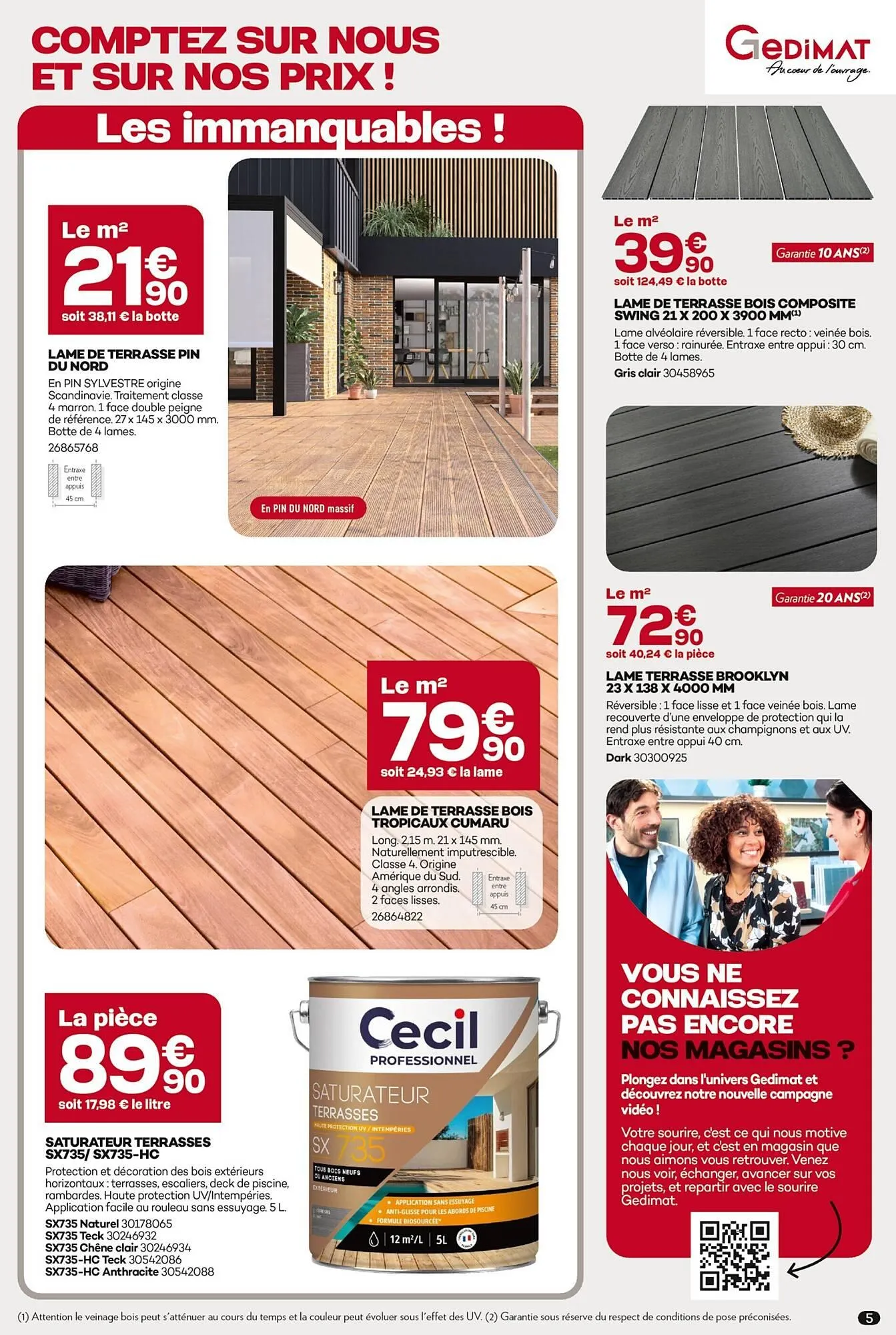 Catalogue Gedimat du 4 mars au 21 mars 2026 - Catalogue page 5