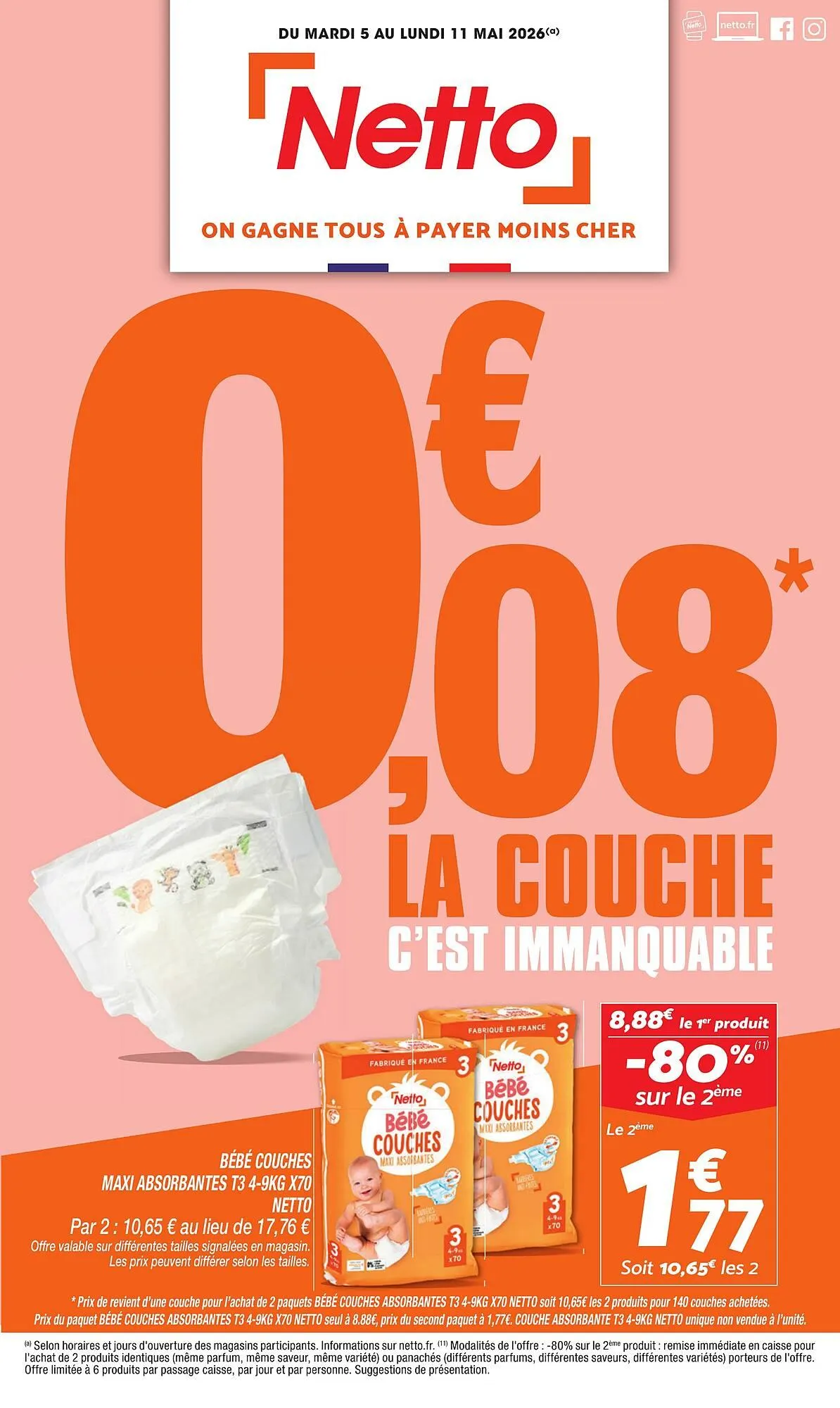 Catalogue Netto du 5 mai au 11 mai 2026 - Catalogue page 1