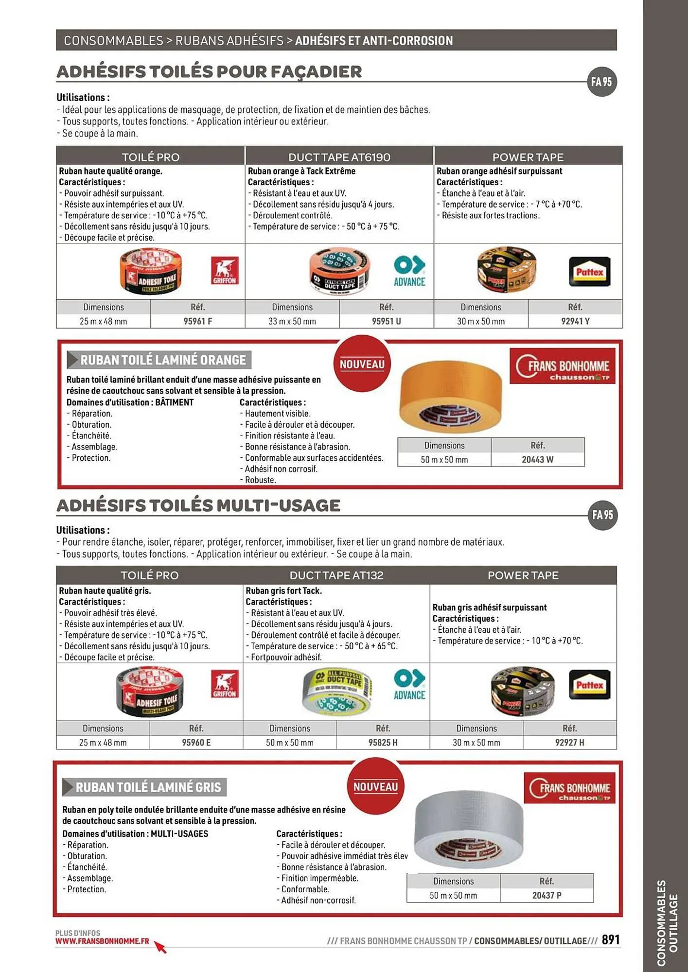 Catalogue Chausson Matériaux du 24 septembre au 31 décembre 2025 - Catalogue page 891