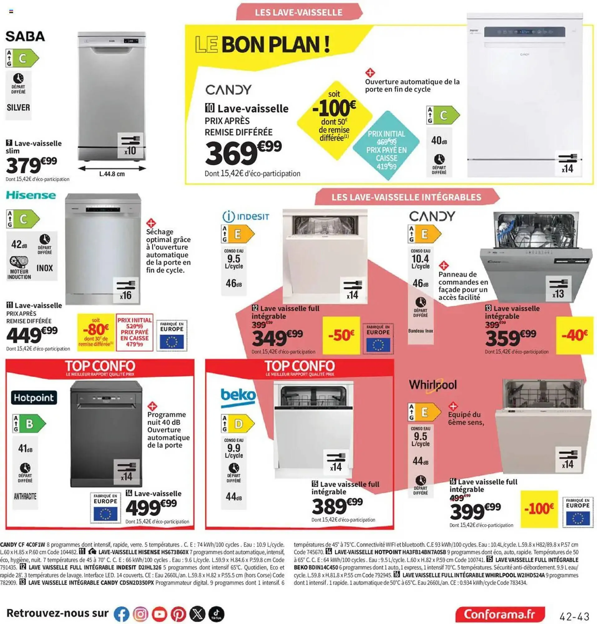 Catalogue Conforama du 10 juin au 7 juillet 2025 - Catalogue page 43