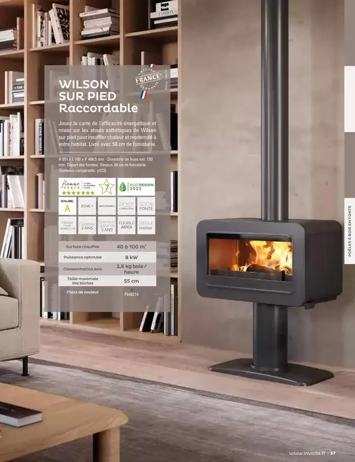 Le chauffage du futur a déjà 100 ans du 15 janvier au 31 mai 2025 - Catalogue page 57