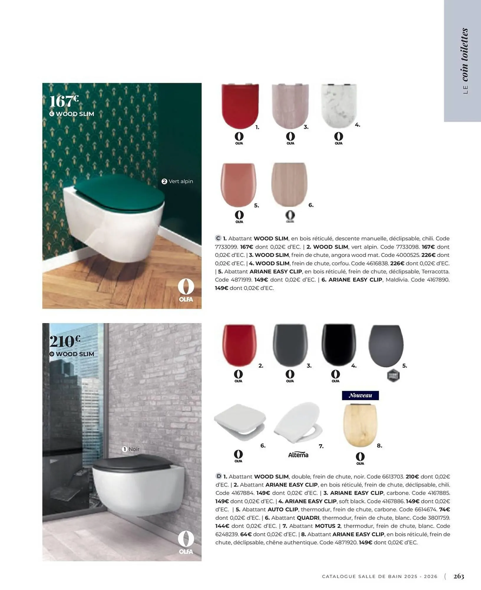 Catalogue Cedeo du 3 juin au 31 décembre 2025 - Catalogue page 263