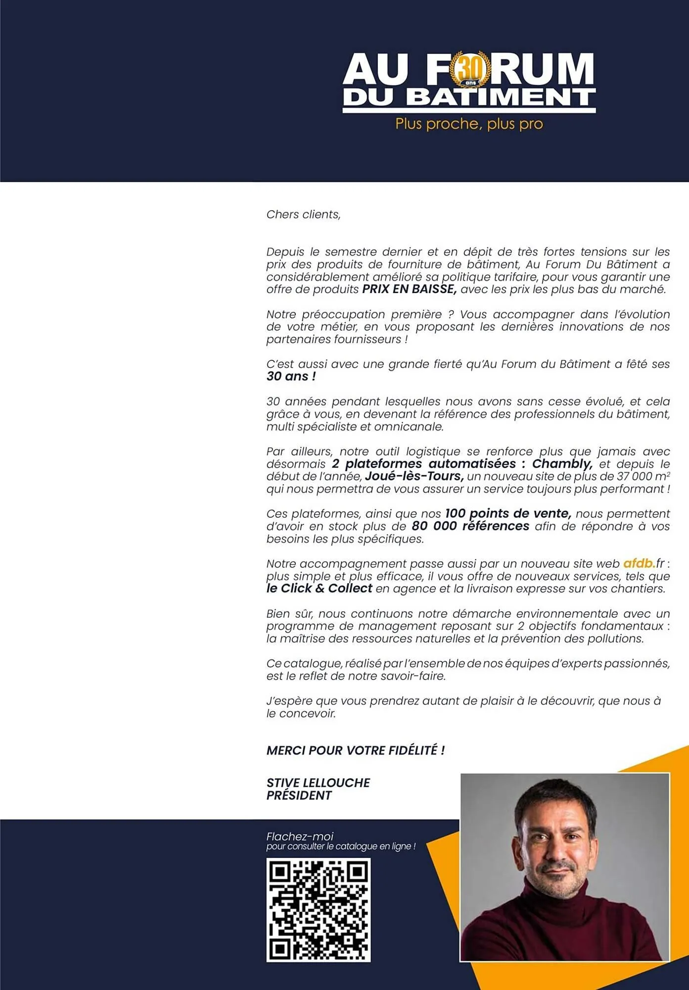 Catalogue Au Forum du Bâtiment du 4 mai au 30 septembre 2023 - Catalogue page 2