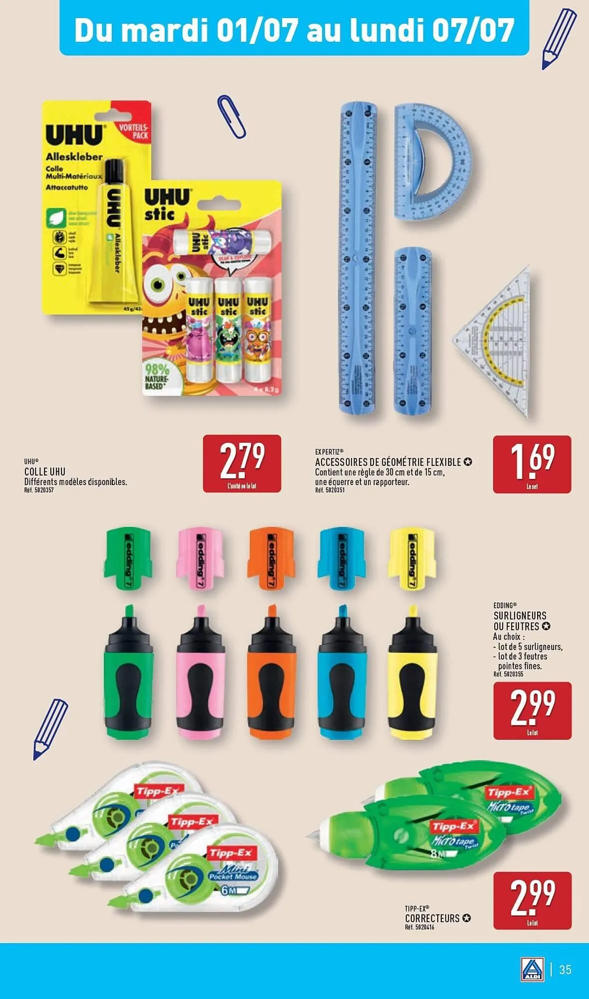 Catalogue ALDI du 1 juillet au 7 juillet 2025 - Catalogue page 38