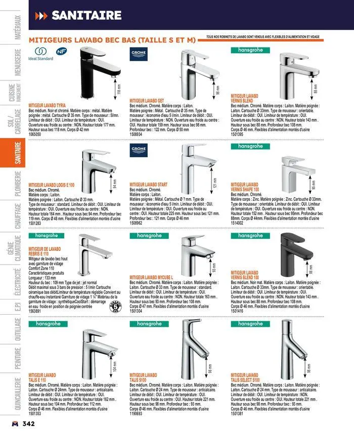 Guide produits 2024 du 15 mars au 31 décembre 2024 - Catalogue page 342