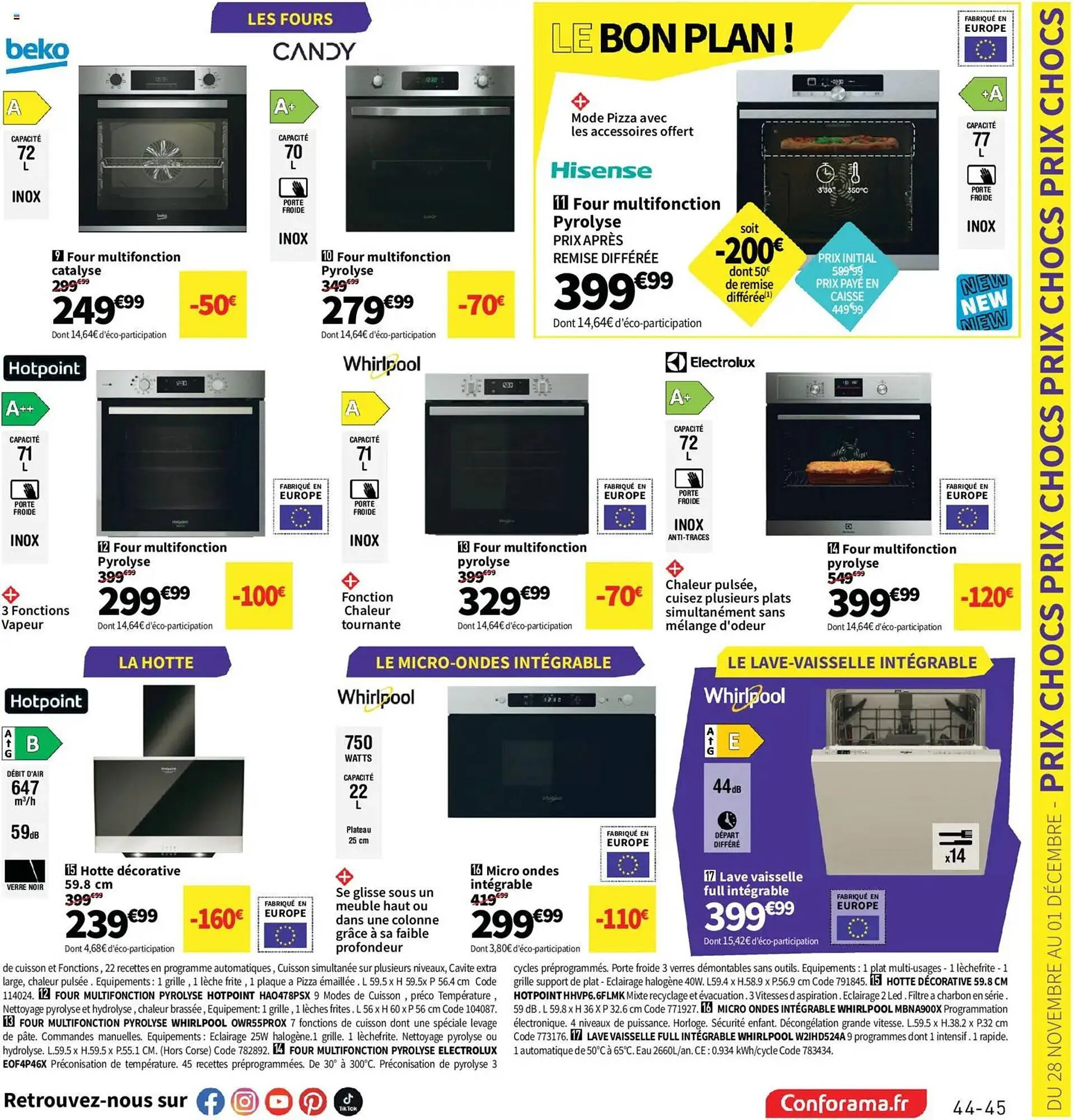 Catalogue Conforama du 28 octobre au 25 décembre 2025 - Catalogue page 45