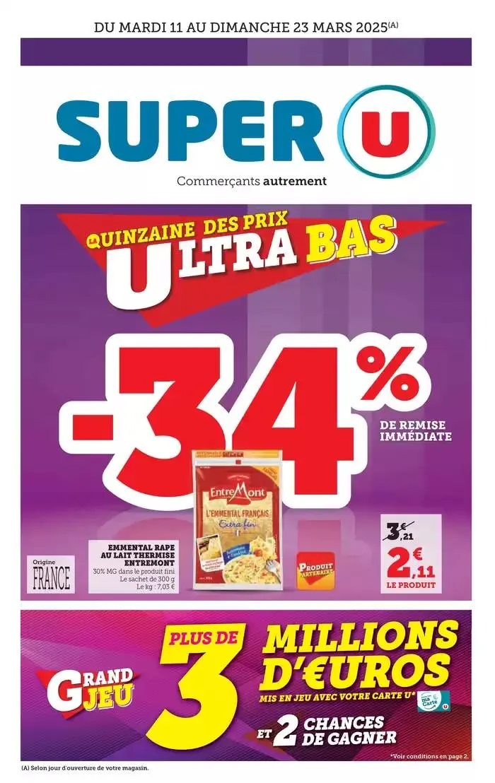 Quinzaine Commerçante du 11 mars au 23 mars 2025 - Catalogue page 1