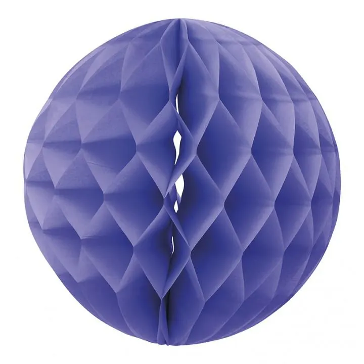 Boule alvéolée lavande 30 cm