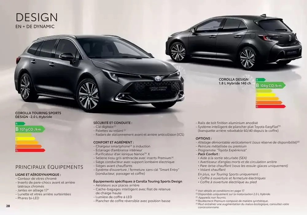 Toyota Corolla  du 1 avril au 1 avril 2026 - Catalogue page 28