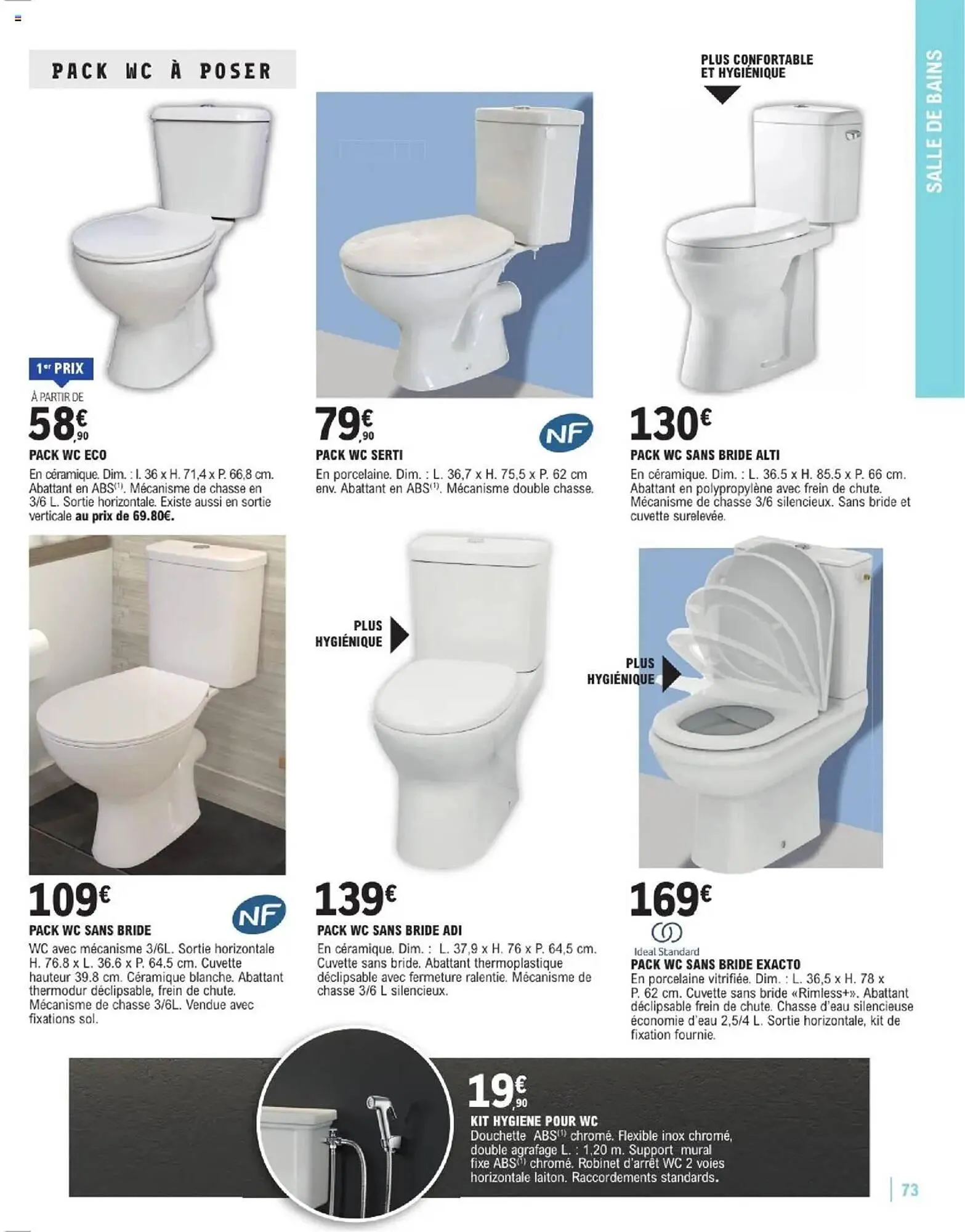 Catalogue E.Leclerc Brico du 7 janvier au 31 décembre 2025 - Catalogue page 73