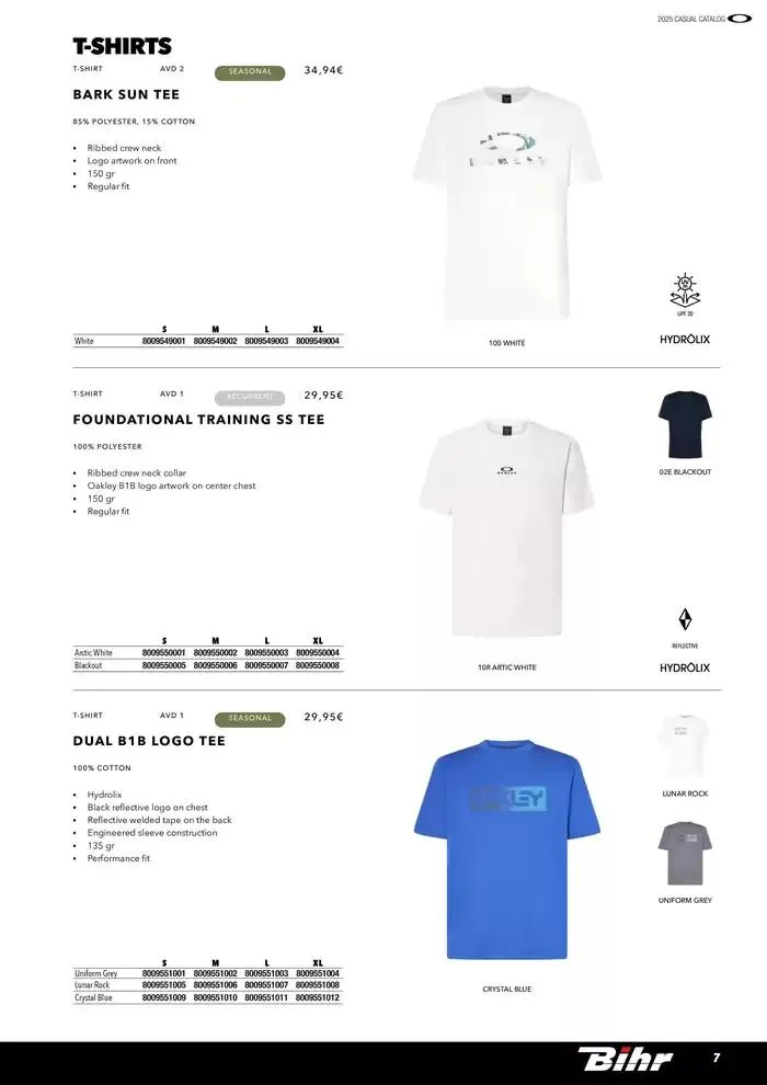 OAKLEY Casual 2025 du 27 mars au 31 décembre 2025 - Catalogue page 7