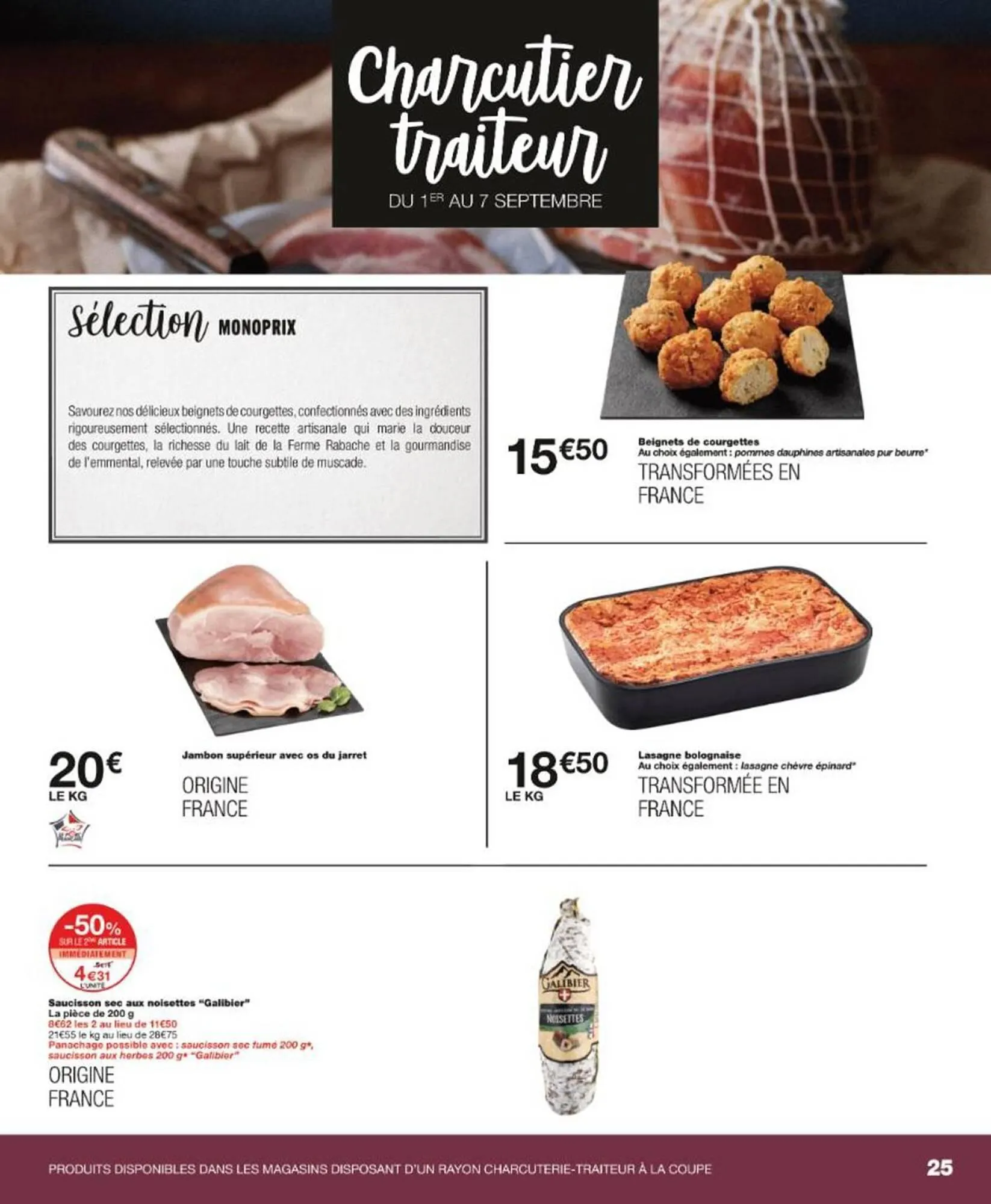 Catalogue Monoprix du 25 août au 7 septembre 2025 - Catalogue page 25