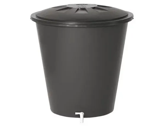 Récupérateur d'eau de pluie 510L cylindrique robinet inclus - GARANTIA
