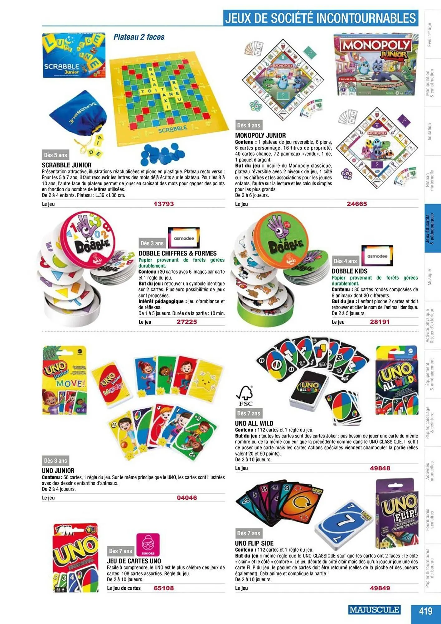 Catalogue Majuscule du 4 mars au 31 décembre 2025 - Catalogue page 443