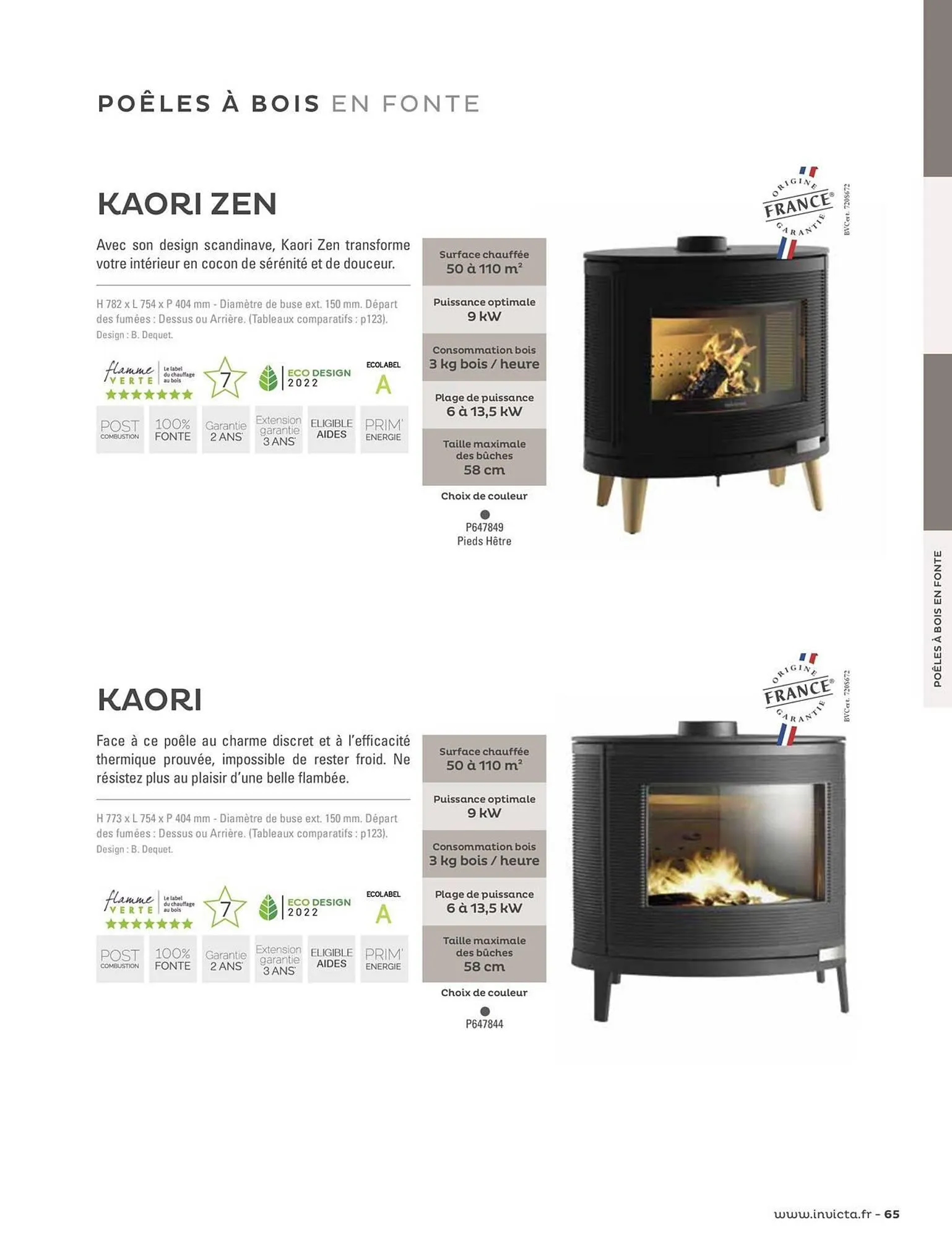 Catalogue Invicta du 31 août au 31 décembre 2023 - Catalogue page 65